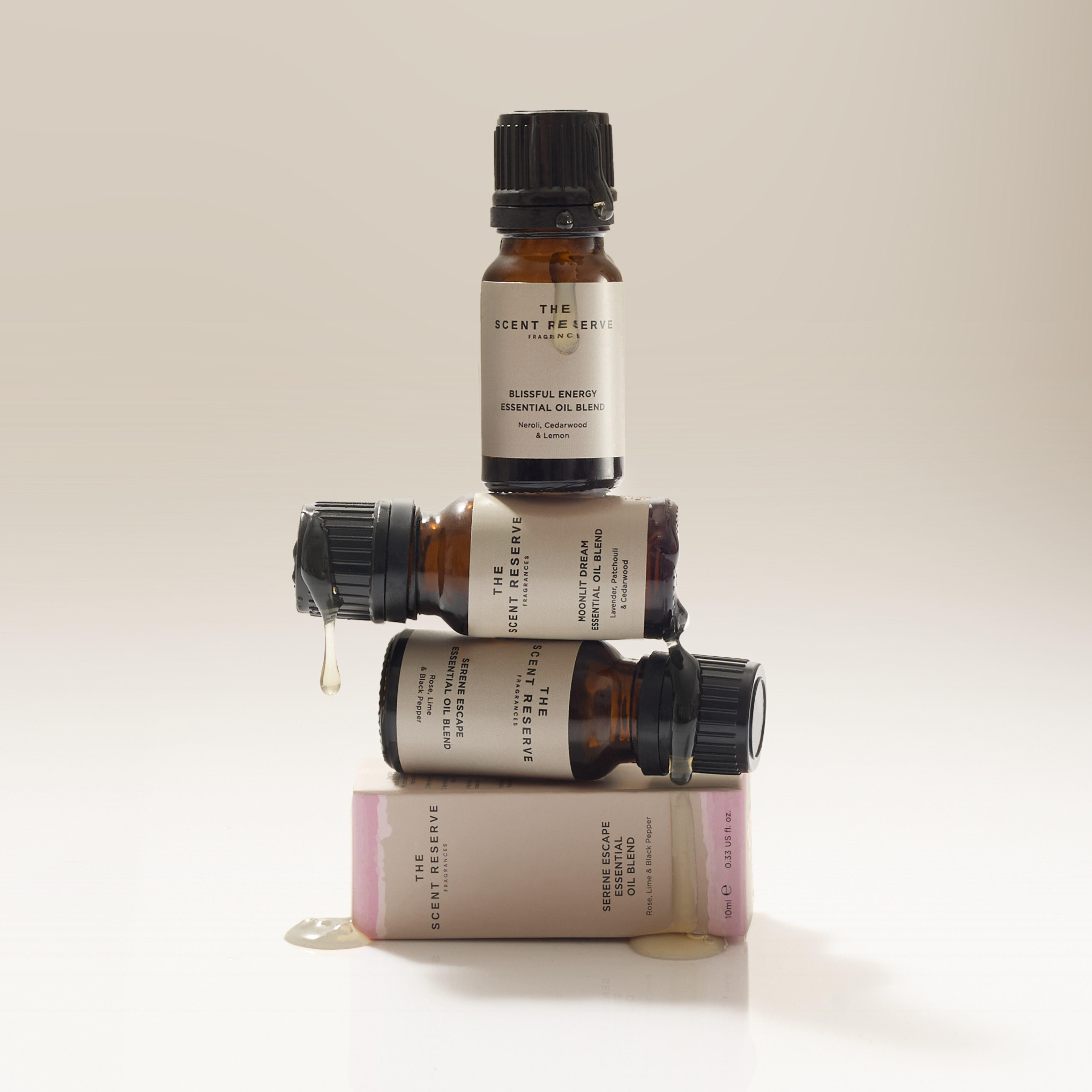 The Scent Reserve lot 3 huiles essentielles diffuseur naturel
