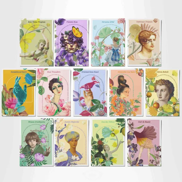 Le Jardin Retrouvé Les Cartes Postales set 13 cartes postales 10,5x14,5 cm