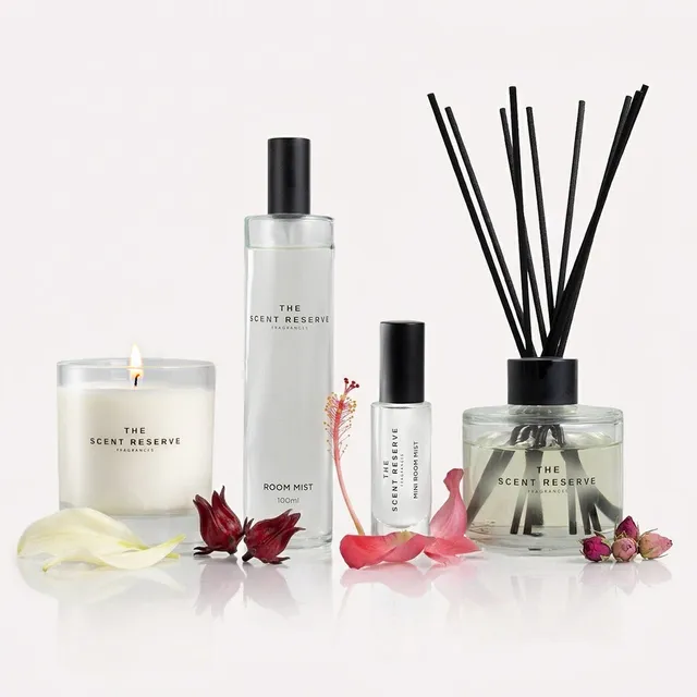 The Scent Reserve Hibiscus coffret maison 4 pièces floral