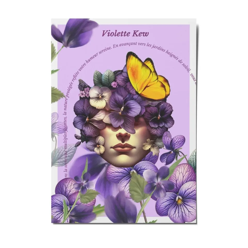 Le Jardin Retrouvé Violette Kew carte postale Le Protecteur 10,5x14,5