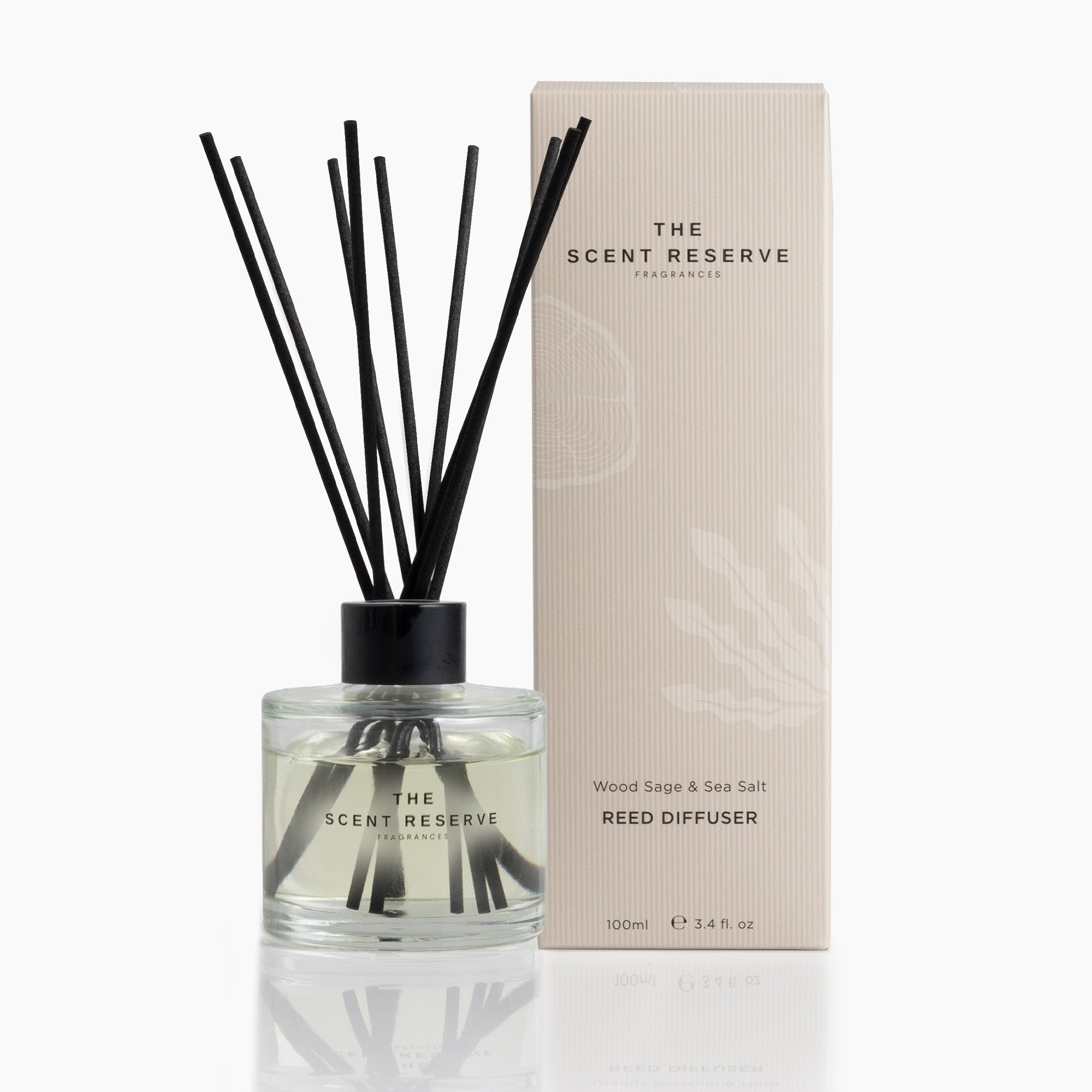 The Scent Reserve Wood Sage & Sea Salt Diffuseur Maison Bâtonnets