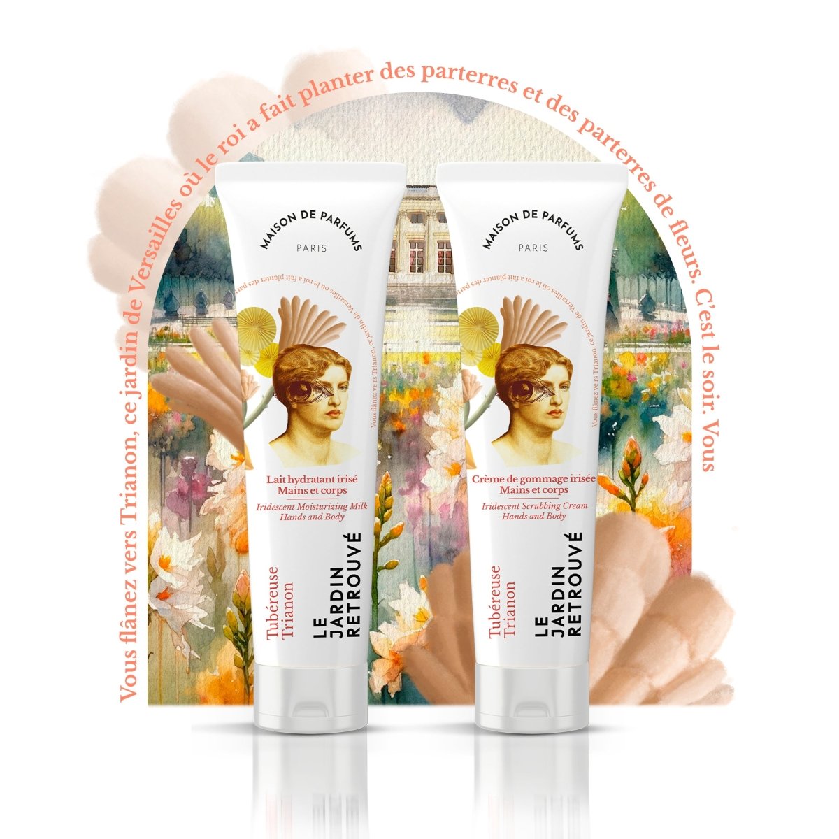 Le Jardin Retrouvé Tubéreuse Trianon duo gommage et lait corps