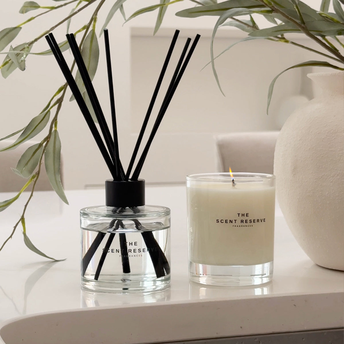 The Scent Reserve Home Fragrance Bundles Rose & Praline Coffret 4 Pièces