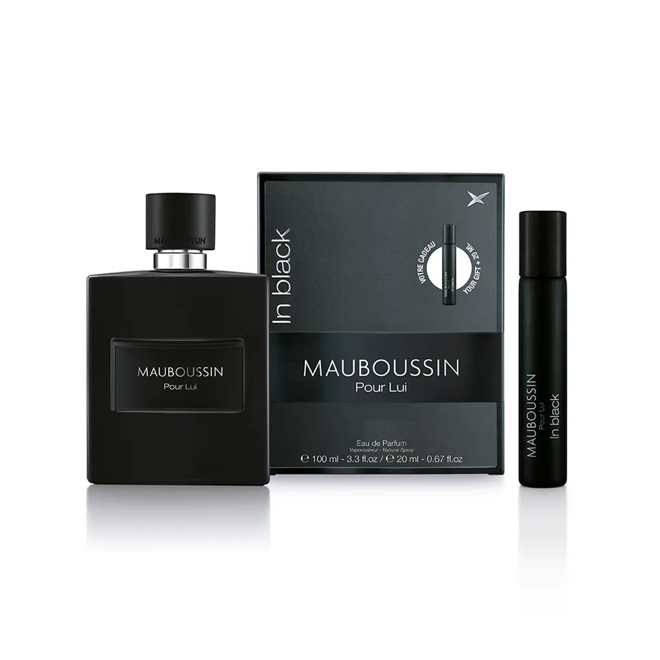 Mauboussin Pour Lui in Black coffret travel parfum homme