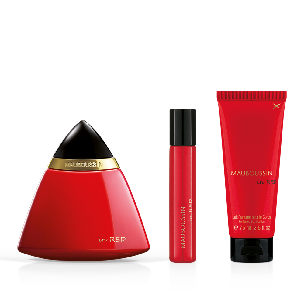 Mauboussin In Red coffret prestige parfum femme fruité floral