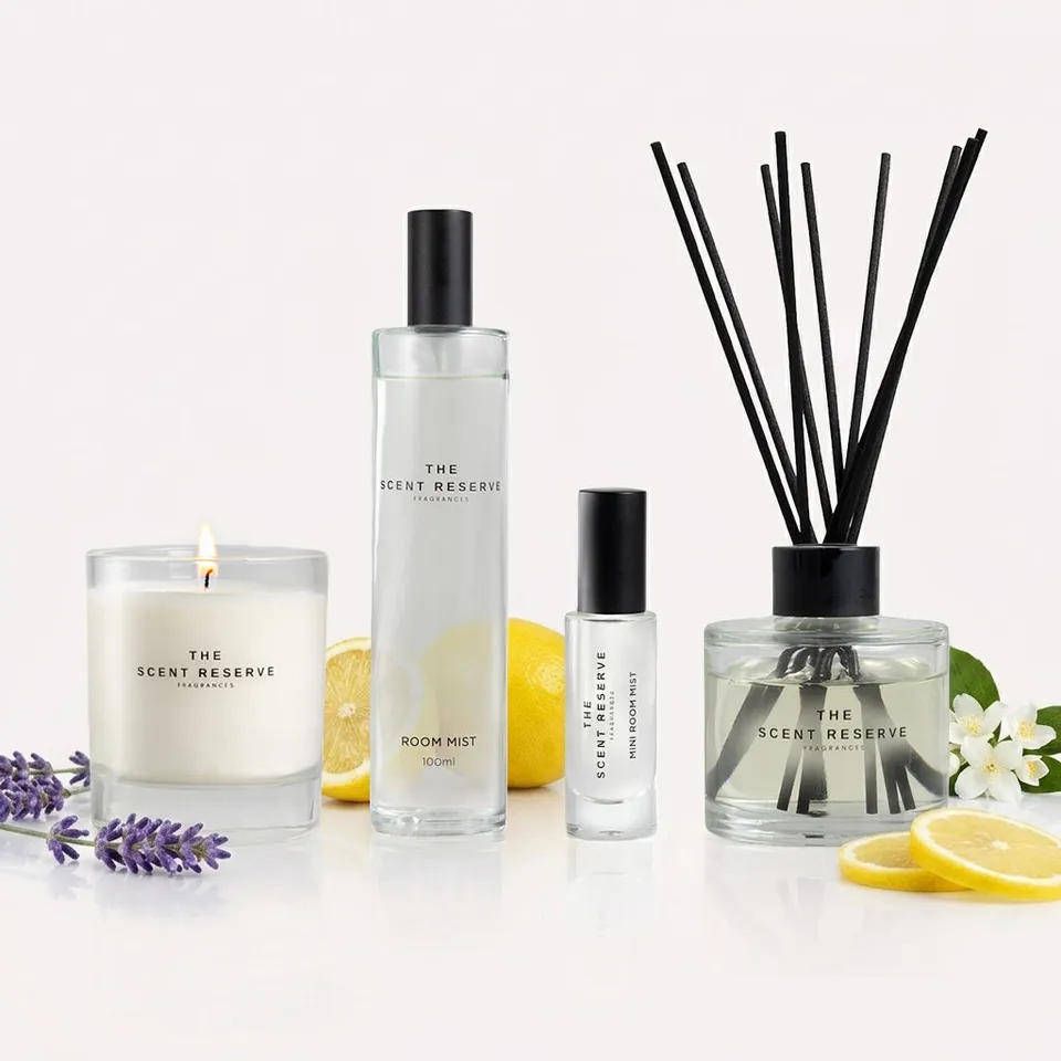 The Scent Reserve White Neroli & Lemon coffret maison 4 pièces