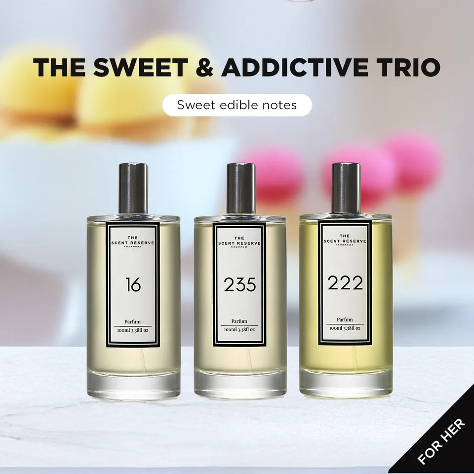 The Scent Reserve Trio Sweet & Addictive Eau de Parfum Femme Gourmand