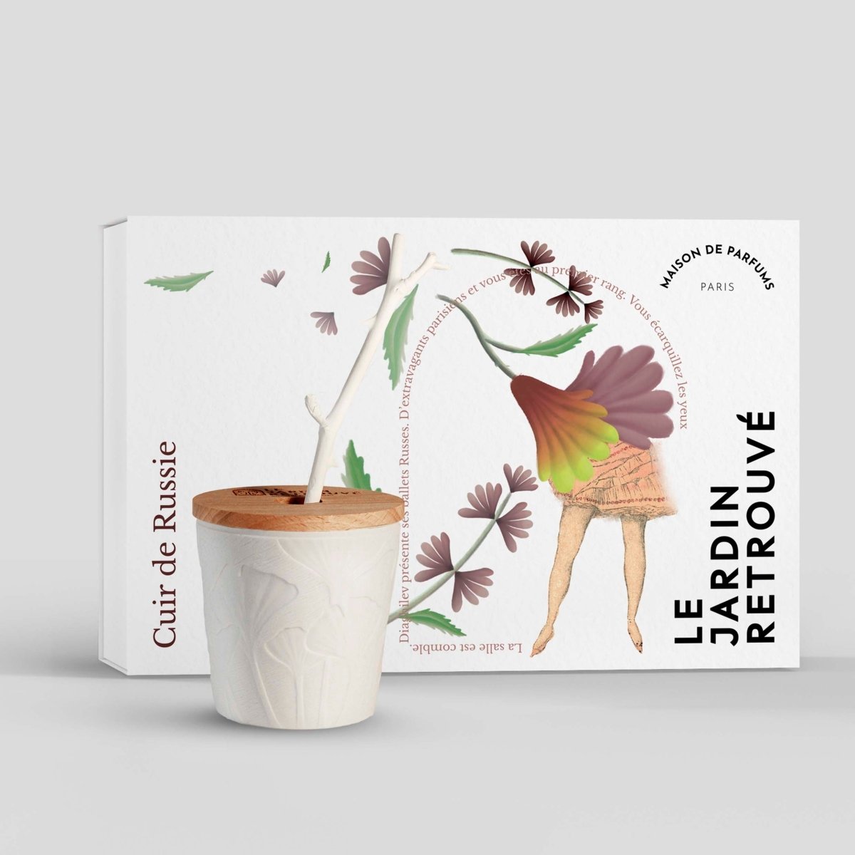 Le Jardin Retrouvé Les Tiges Cuir de Russie diffuseur 125 ml
