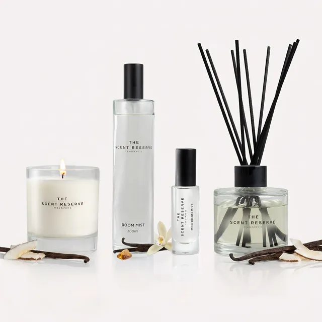 The Scent Reserve Coconut & Vanilla Musk coffret maison 4 pièces