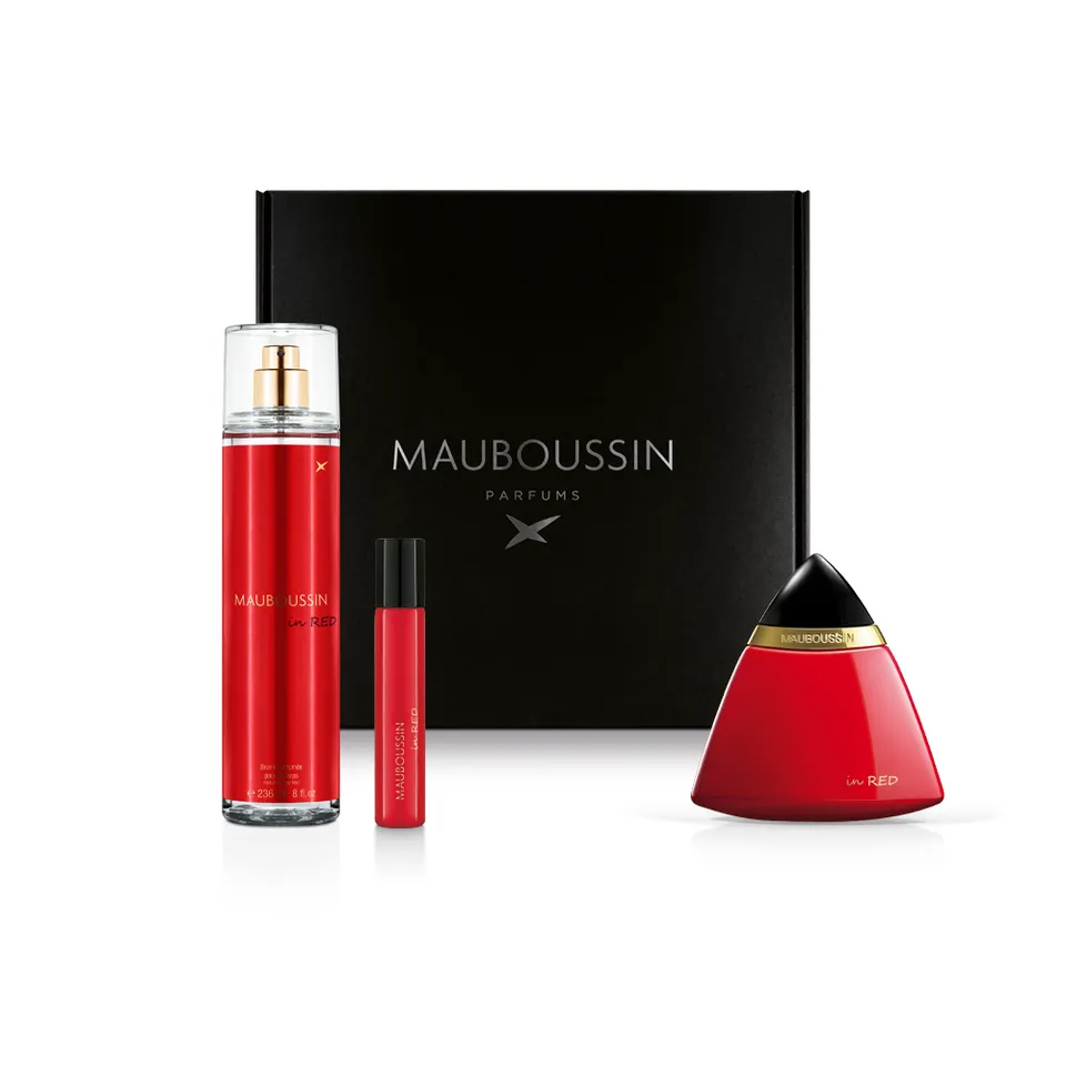 Mauboussin In Red coffret parfum femme pomme rouge boisé