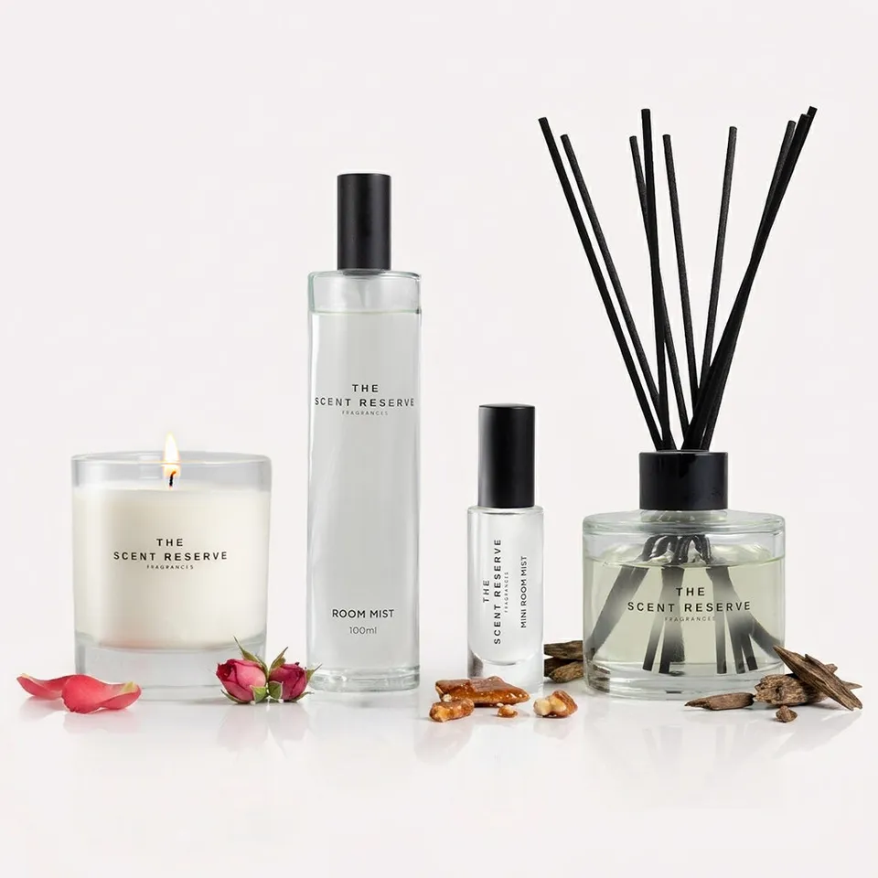The Scent Reserve Home Fragrance Bundles Rose & Praline Coffret 4 Pièces