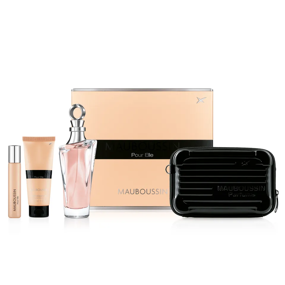 Mauboussin Pour Elle coffret prestige eau de parfum rhubarbe rose