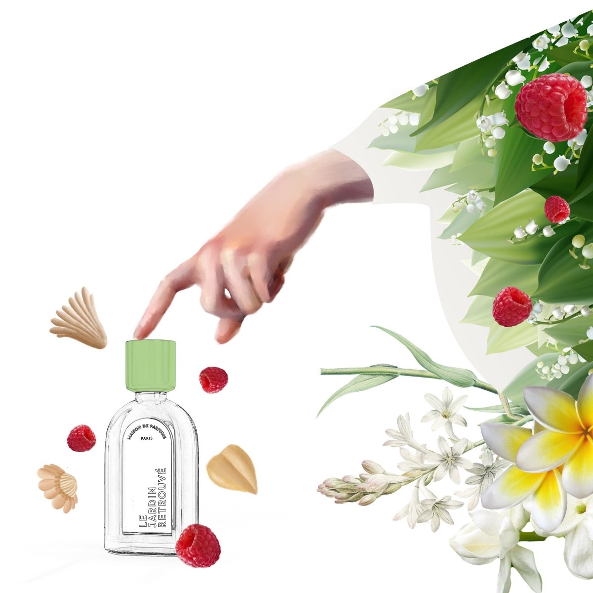 Le Jardin Retrouvé Tubéreuse Trianon eau de parfum 3 ml
