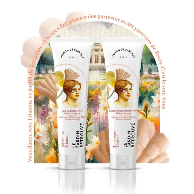 Le Jardin Retrouvé Tubéreuse Trianon duo gommage et lait corps