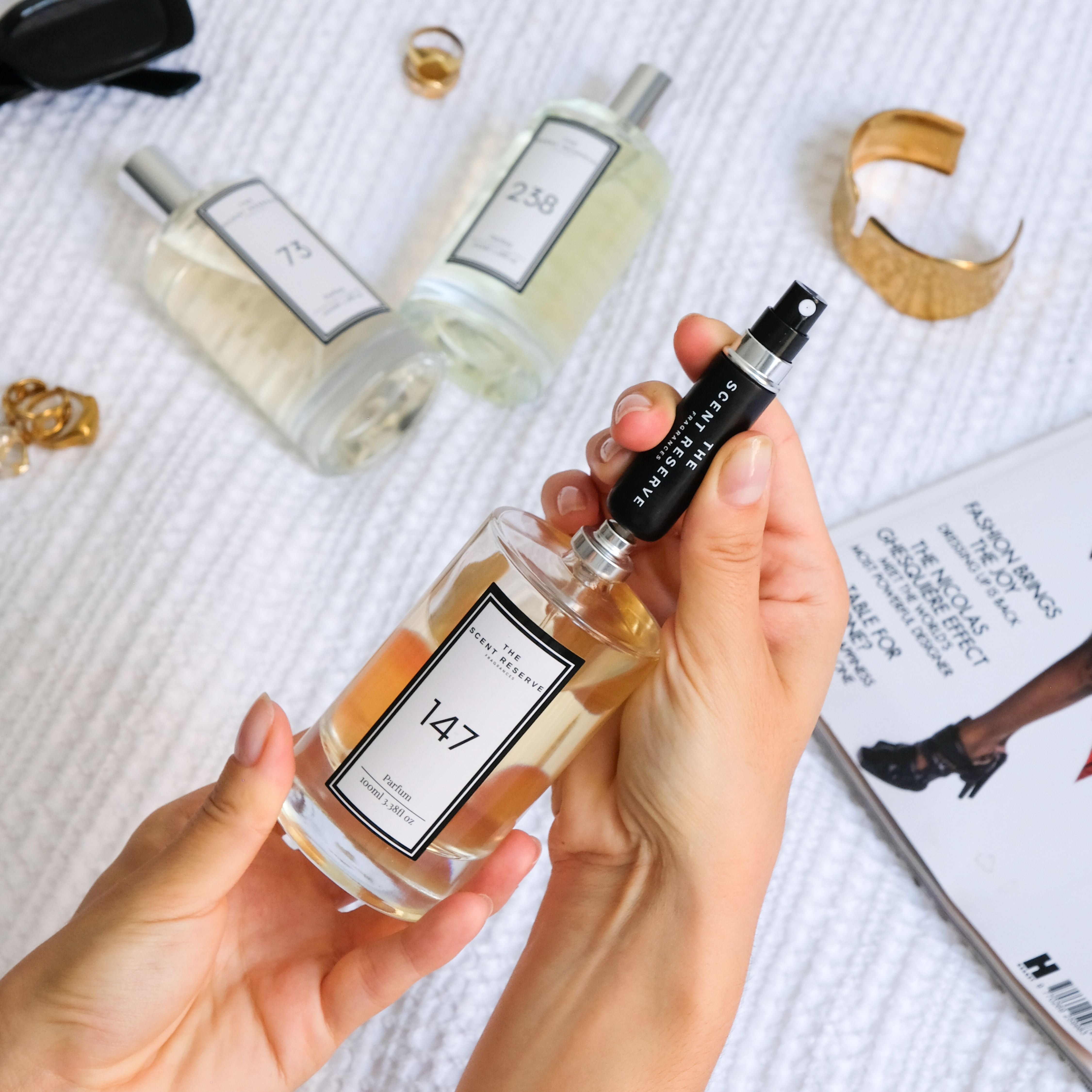 The Scent Reserve atomiseur voyage rechargeable 5 ml