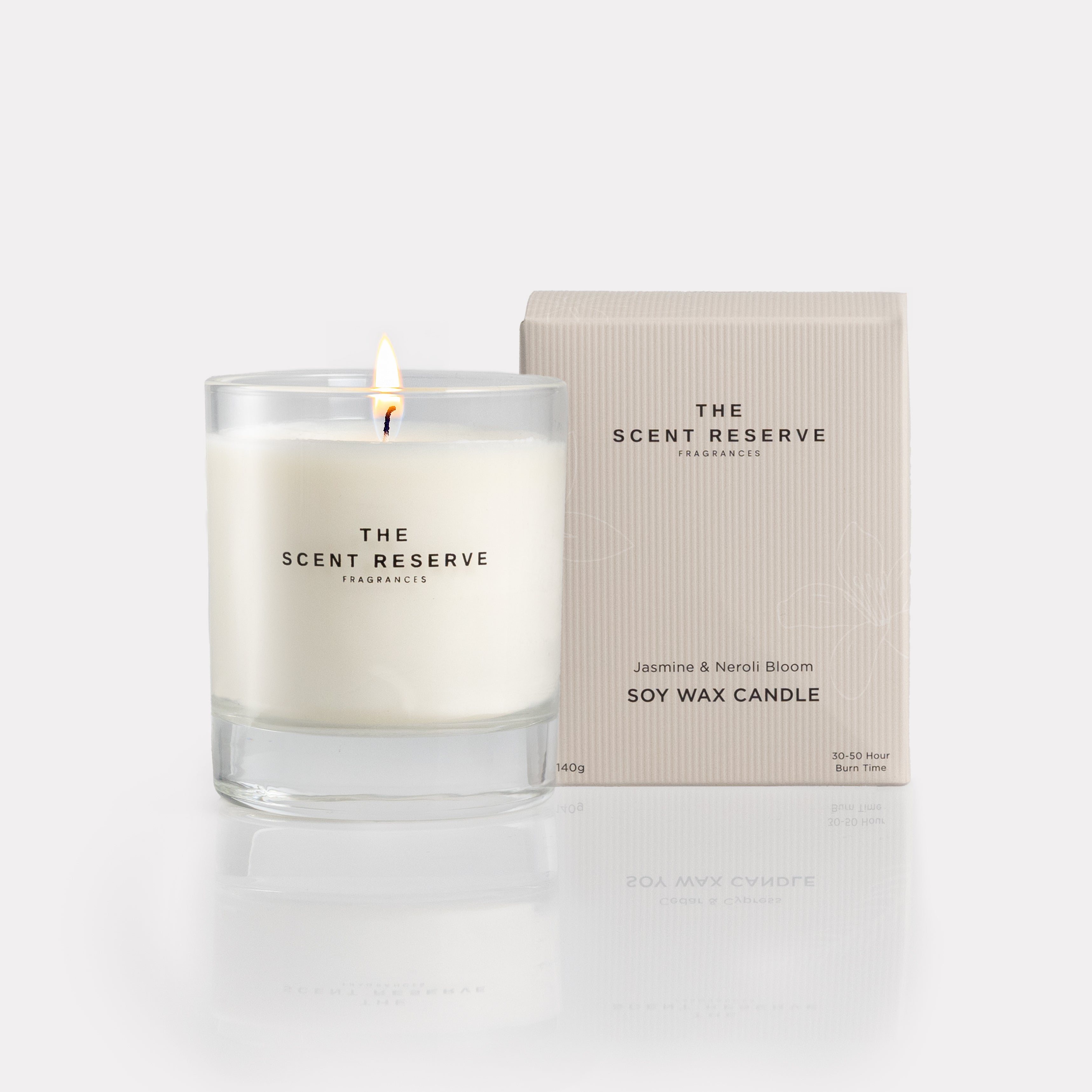 The Scent Reserve Jasmin Néroli bougie parfumée cire soja