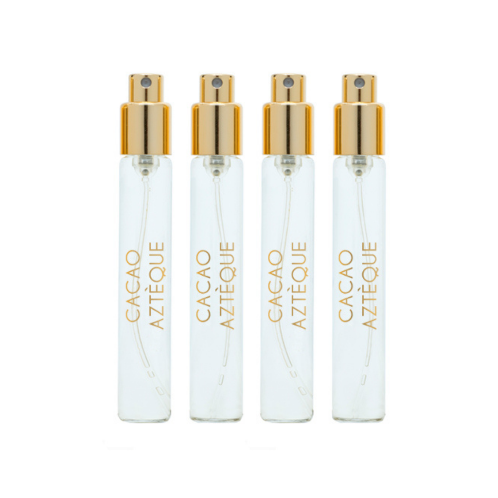 Perris Cacao Aztèque extrait de parfum travel set 4x8ml
