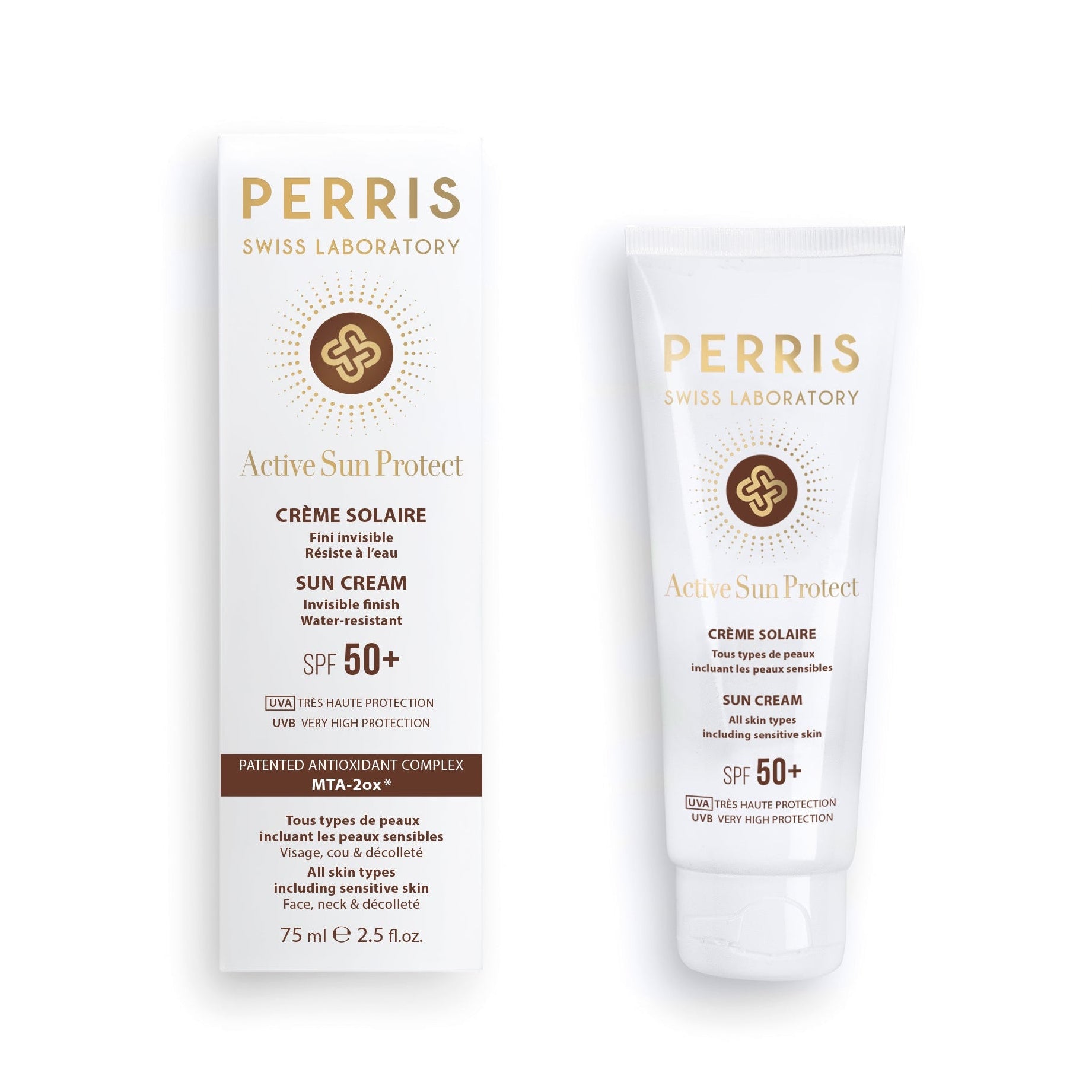 Perris Monte Carlo Sun Care Sun Cream SPF 50+ Crème 75 ml