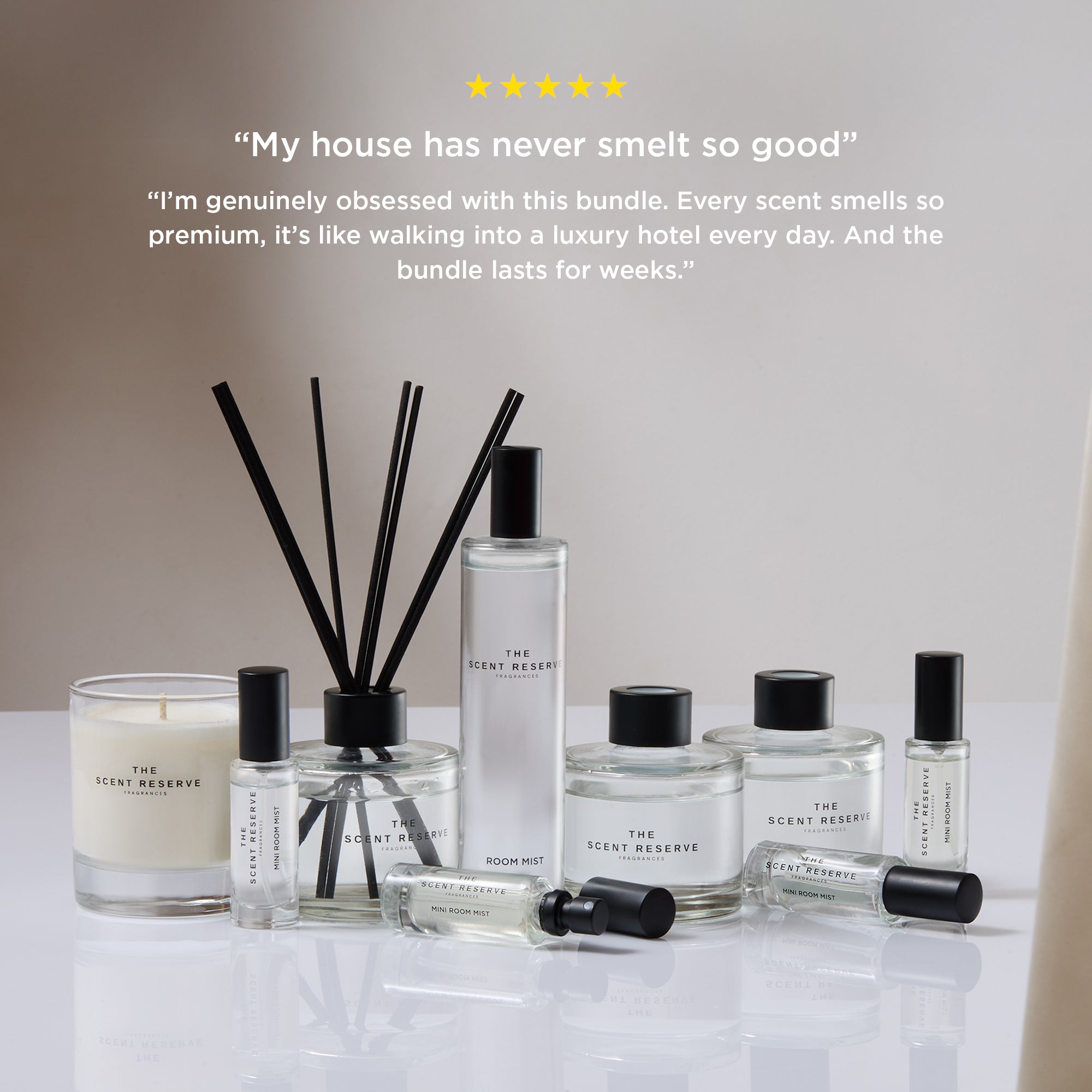 The Scent Reserve Ultimate Home parfum maison coffret 9 pcs