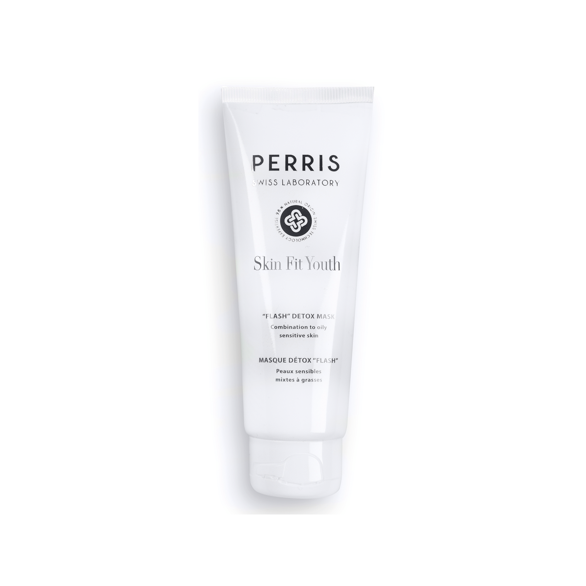 Perris Monte Carlo Face Masks Flash Detox Masque 75 ml Charbon
