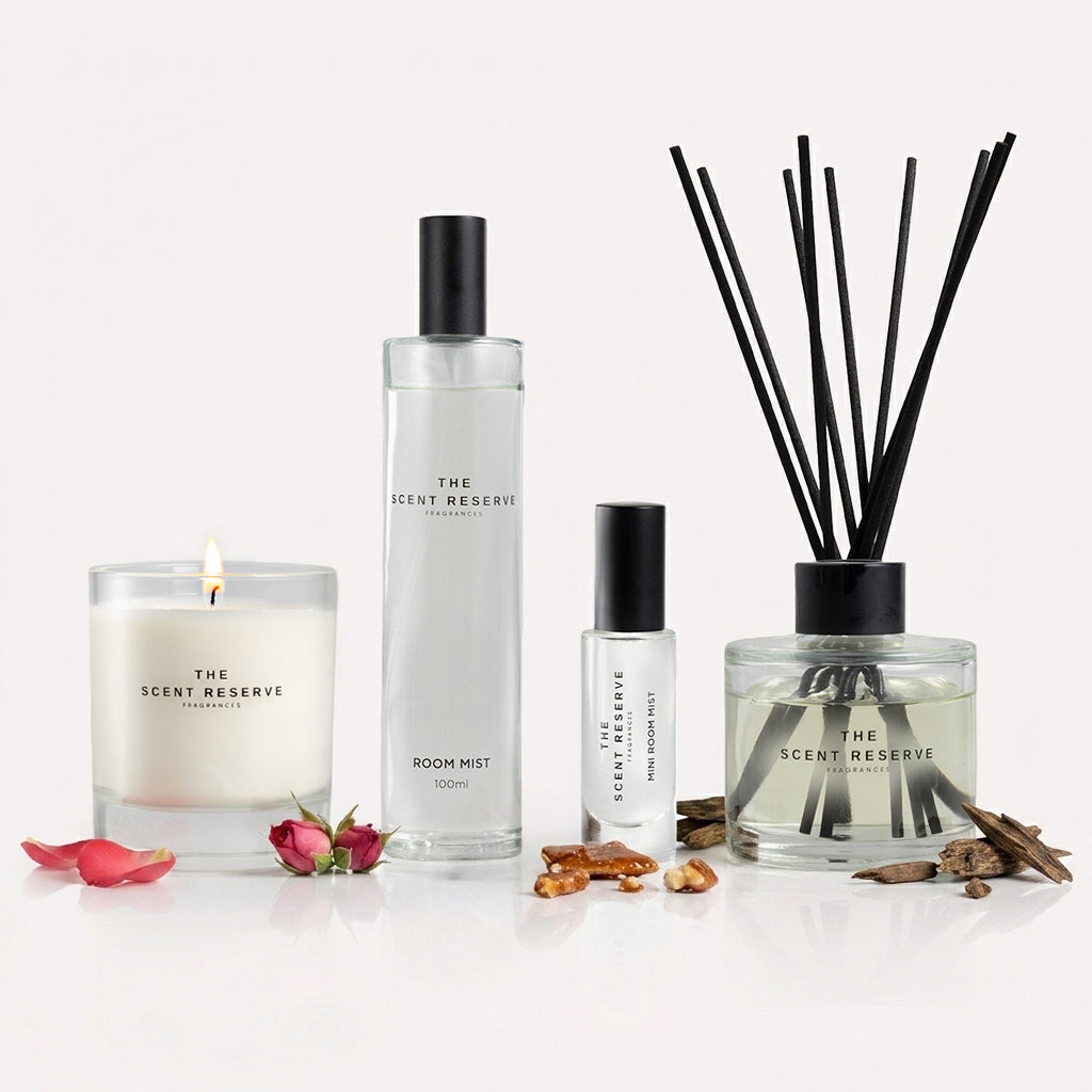 The Scent Reserve Home Fragrance Bundles Rose & Praline Coffret 4 Pièces