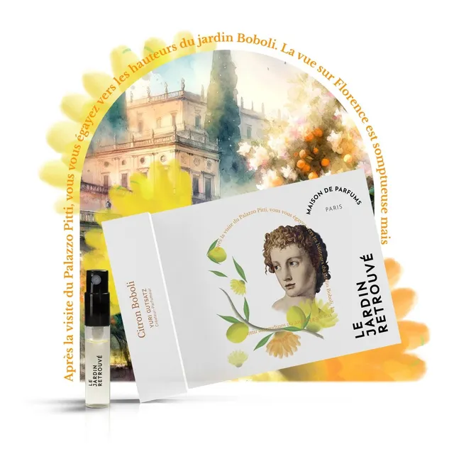 Le Jardin Retrouvé Citron Boboli eau de parfum 2 ml hespéridé épicé