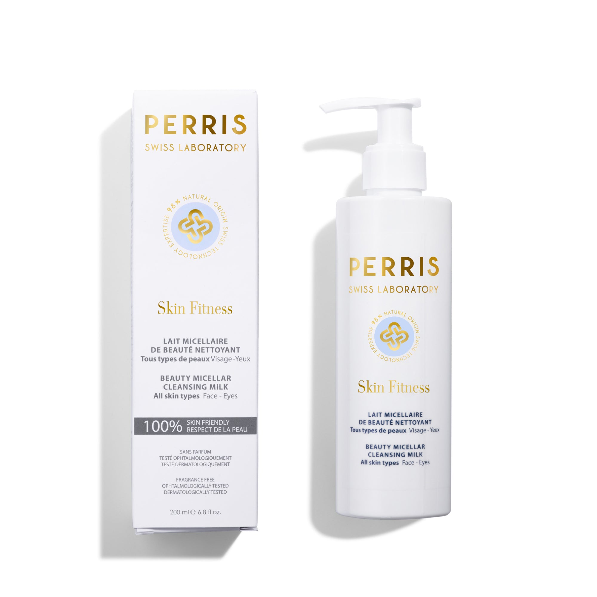 Perris Monte Carlo lait micellaire démaquillant 200 ml sans parfum