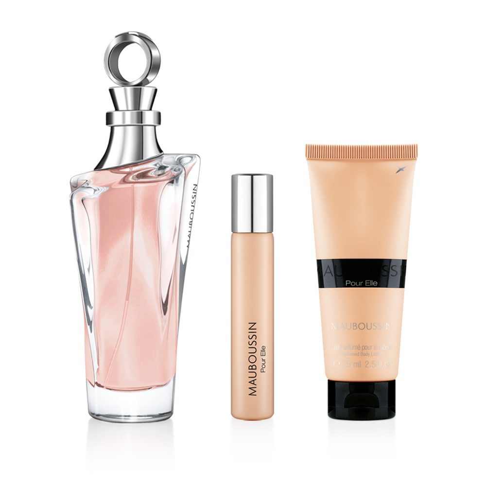 Mauboussin Pour Elle coffret prestige eau de parfum rhubarbe rose