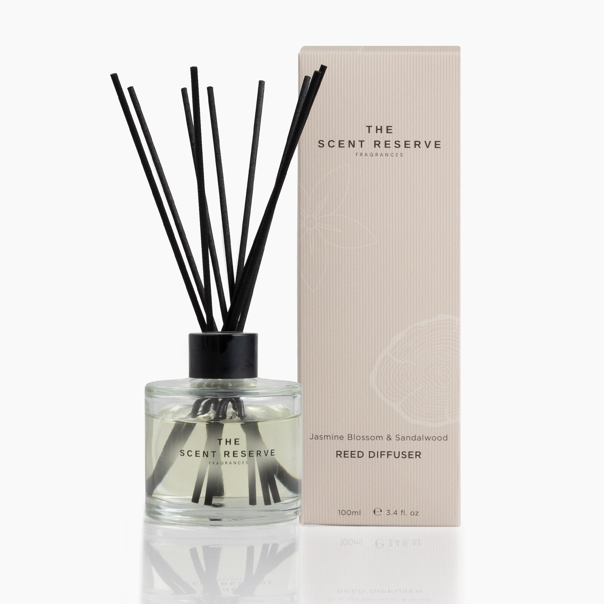The Scent Reserve Jasmine Blossom diffuseur bâtonnets santal