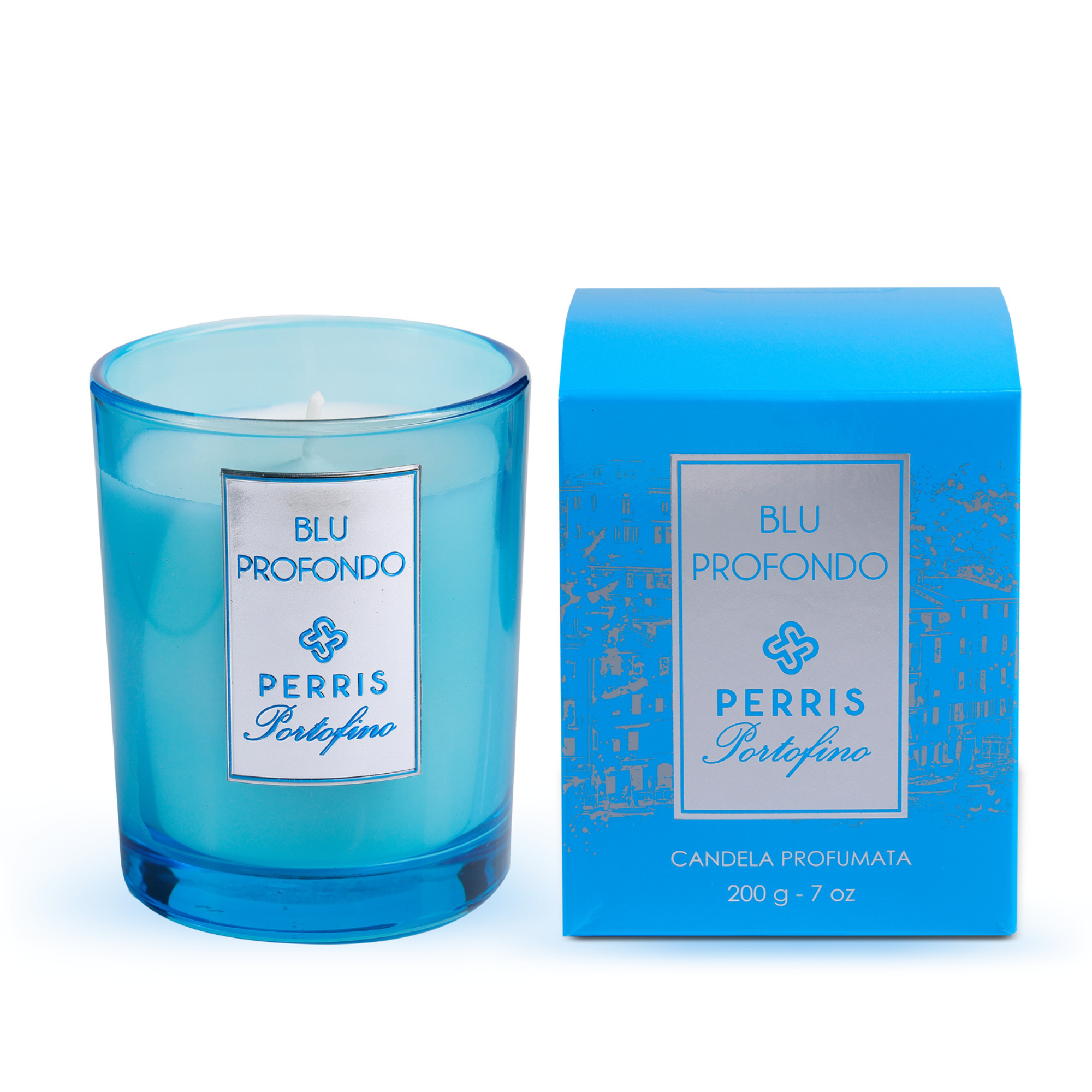 Perris Monte Carlo Blu Profondo bougie parfumée 65 g bergamote