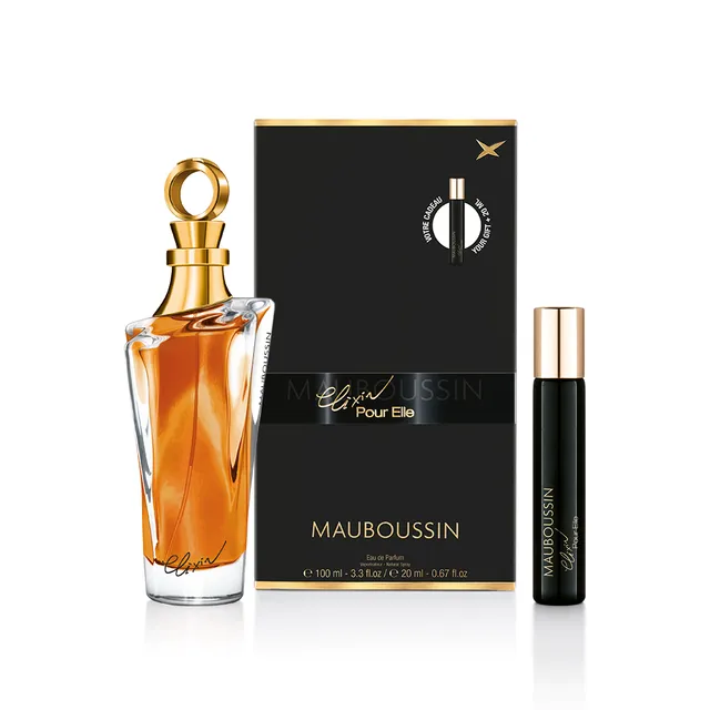Mauboussin Elixir pour Elle Coffret Travel eau de parfum cassis rose