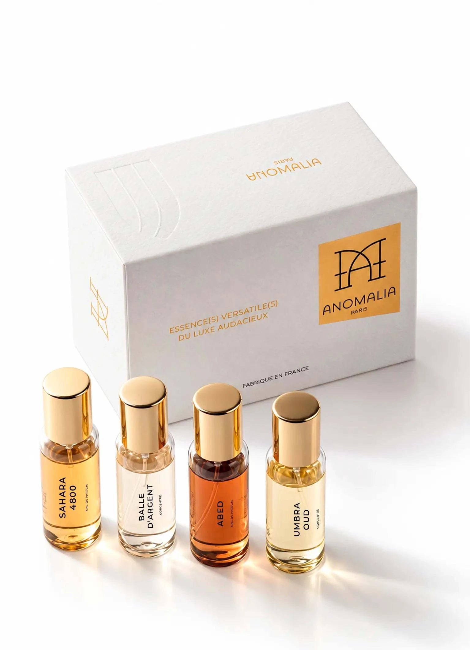 Anomalia Paris Les Essentiels coffret parfum 4x15 ml