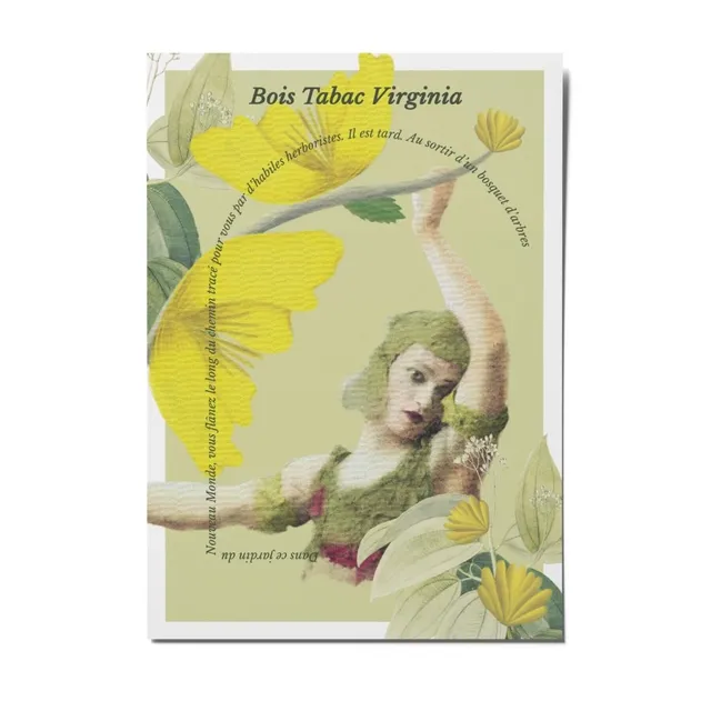 Le Jardin Retrouvé Bois Tabac Virginia carte postale 10,5x14,5 cm