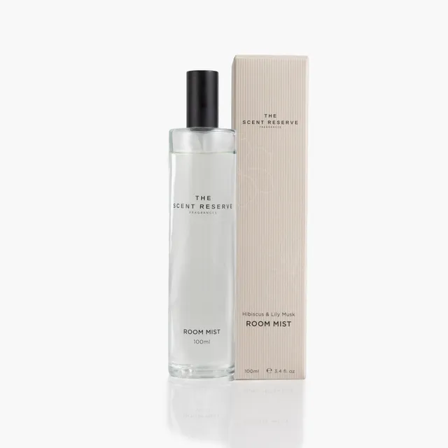 The Scent Reserve Hibiscus Lily Musk spray maison hibiscus vanille