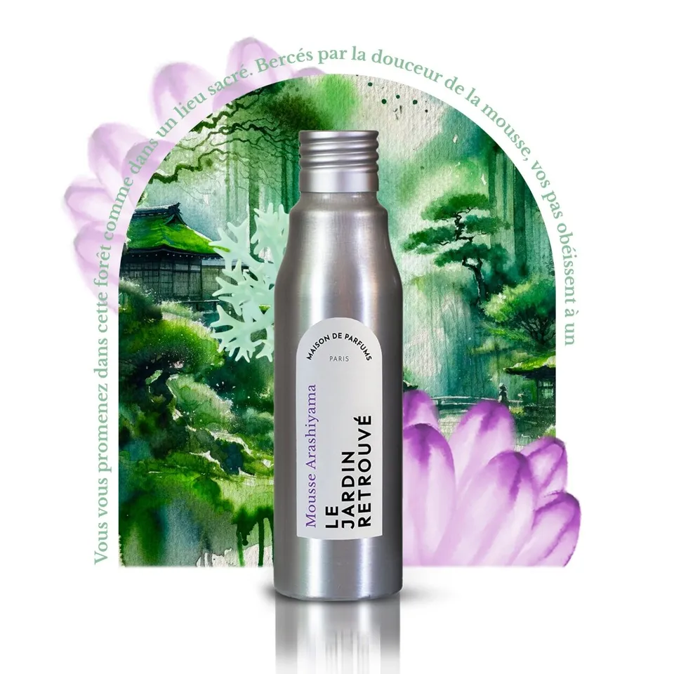 Le Jardin Retrouvé Mousse Arashiyama recharge tige parfumante 125 ml