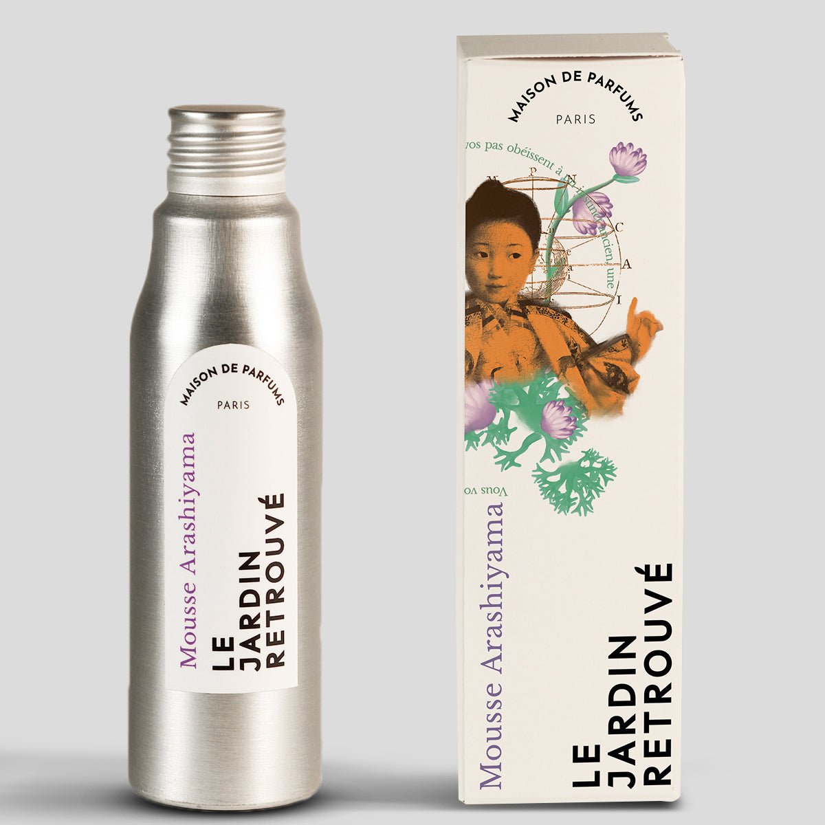 Le Jardin Retrouvé Mousse Arashiyama recharge tige parfumante 125 ml