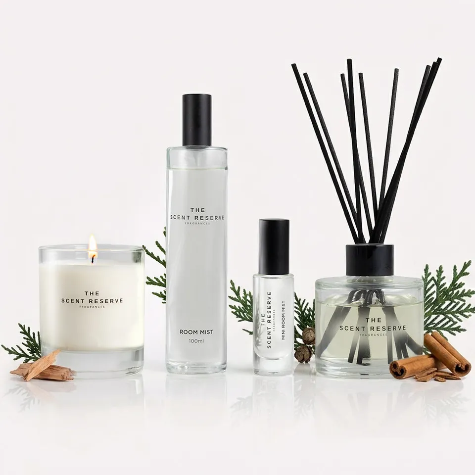 The Scent Reserve Cedar & Cypress coffret maison 4 pièces
