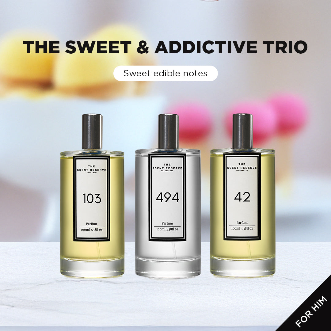 The Scent Reserve Sweet & Addictive Trio parfum homme 3 pcs gourmand