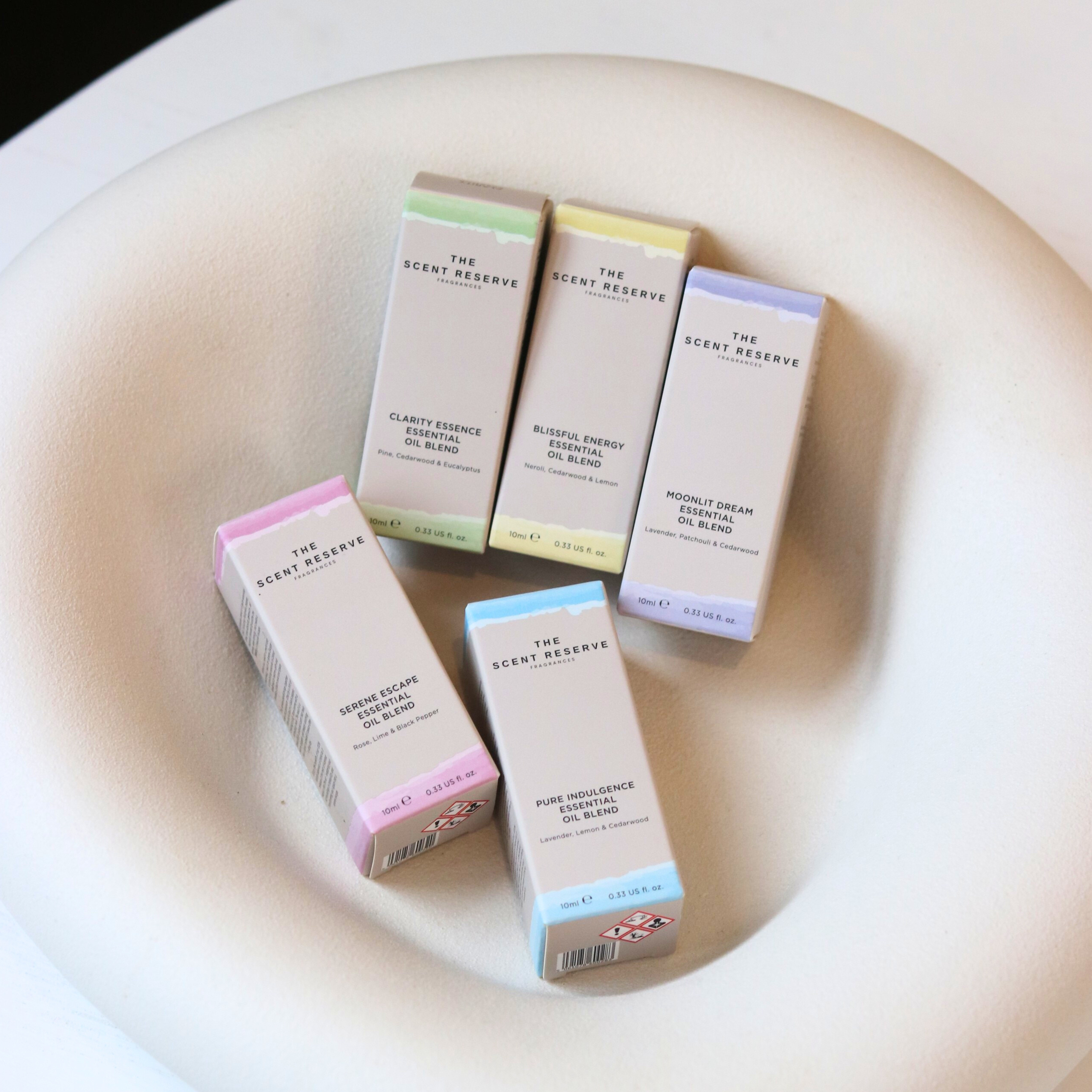 The Scent Reserve lot 3 huiles essentielles diffuseur naturel