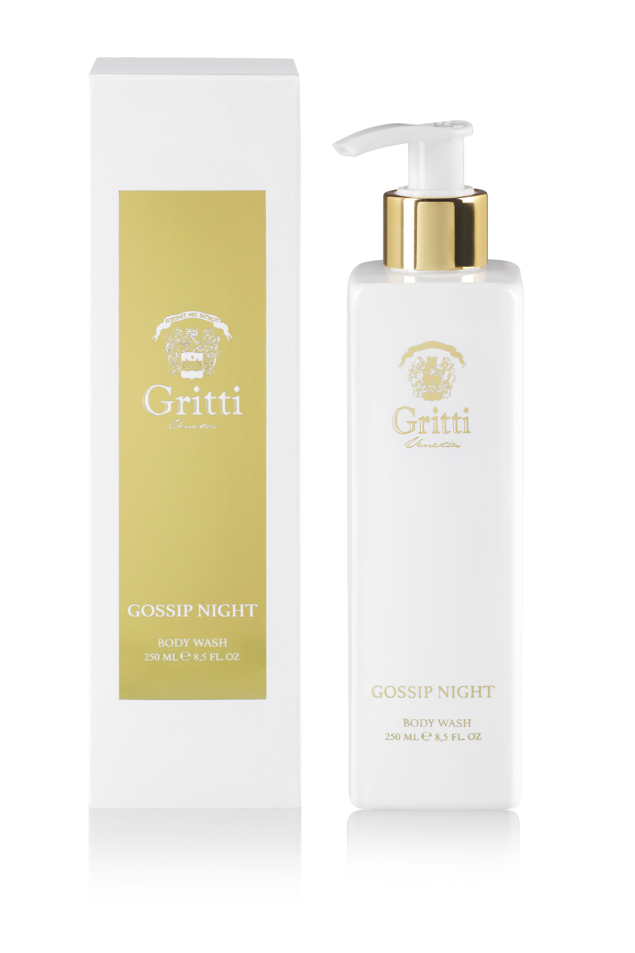 Gritti Bath & Body Gossip Night gel douche 250 ml pêche
