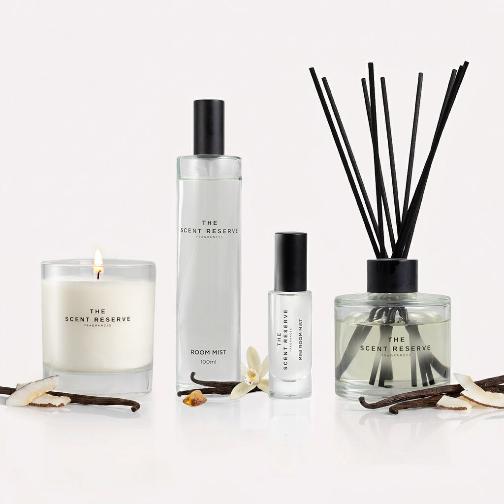 The Scent Reserve Coconut & Vanilla Musk coffret maison 4 pièces