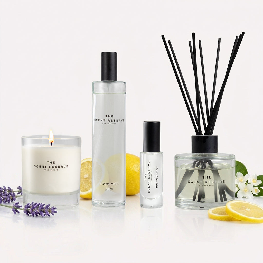 The Scent Reserve White Neroli & Lemon coffret maison 4 pièces