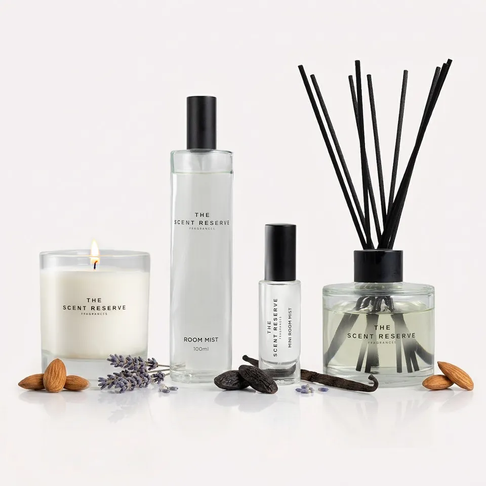 The Scent Reserve Myrrh Tonka Lavender coffret parfum maison myrrhe vanille