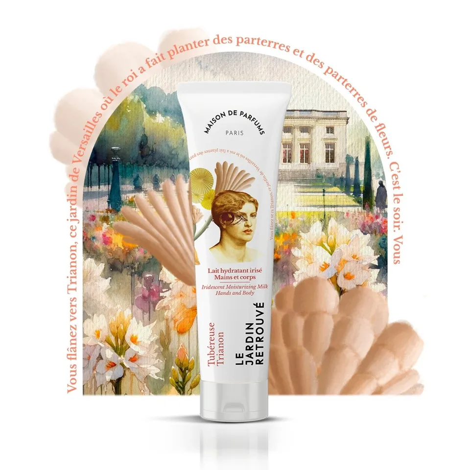 Le Jardin Retrouvé Tubéreuse Trianon lait corps irisé floral
