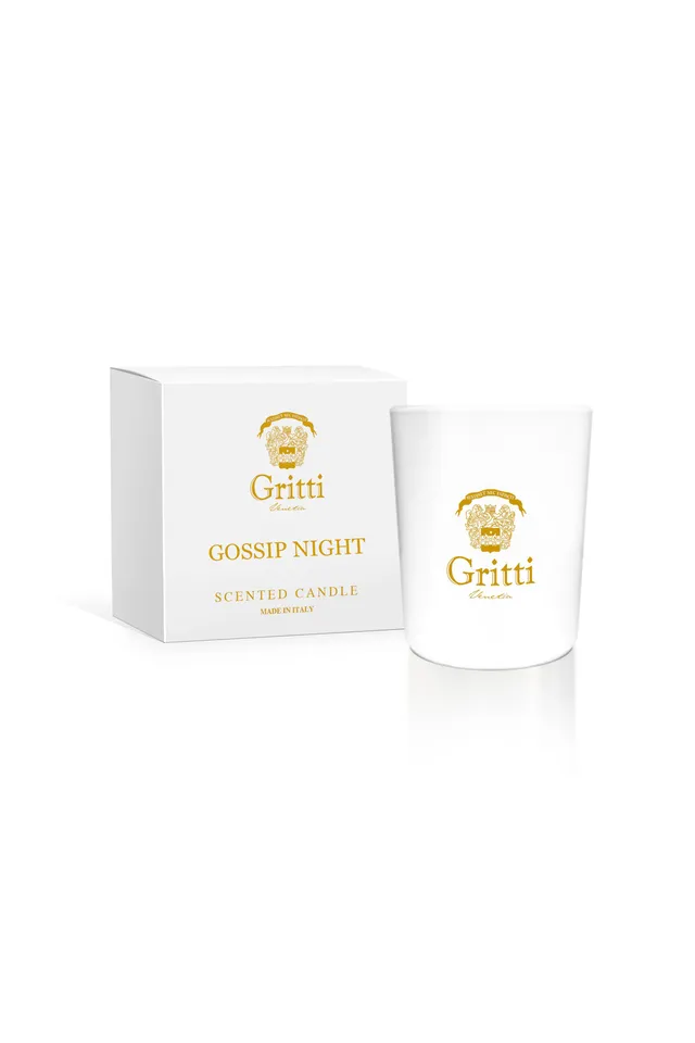 Gritti Gossip Night bougie parfumée 230 g pêche