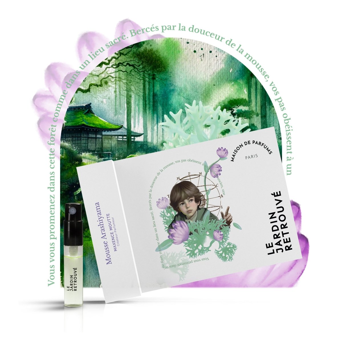 Le Jardin Retrouvé Mousse Arashiyama eau de parfum 2 ml