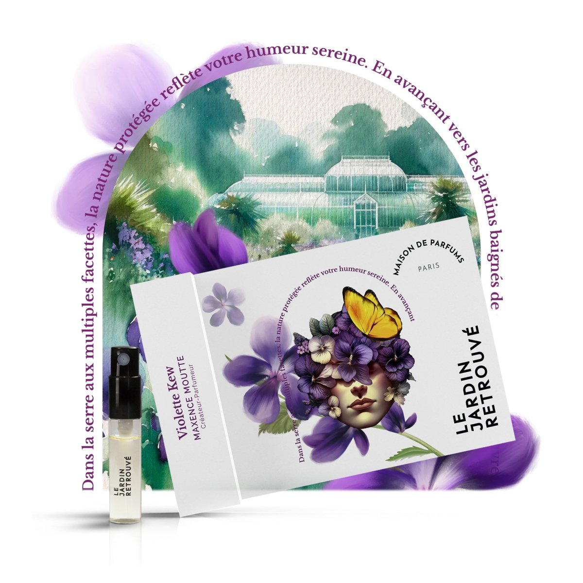 Le Jardin Retrouvé Violette Kew Mini Spray 2 ml floral