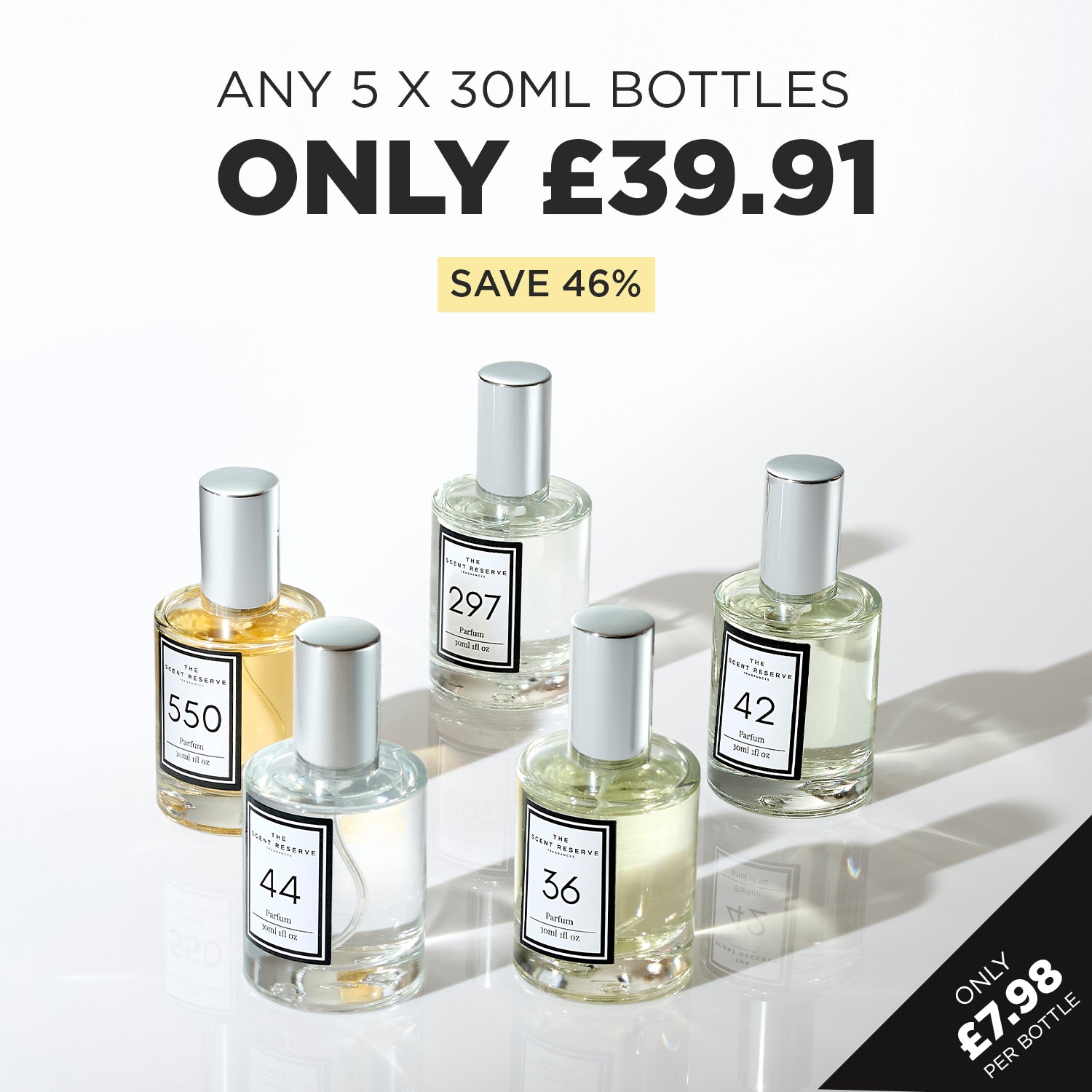 The Scent Reserve Perfume Bundles 5 x 30ml coffret eau de parfum