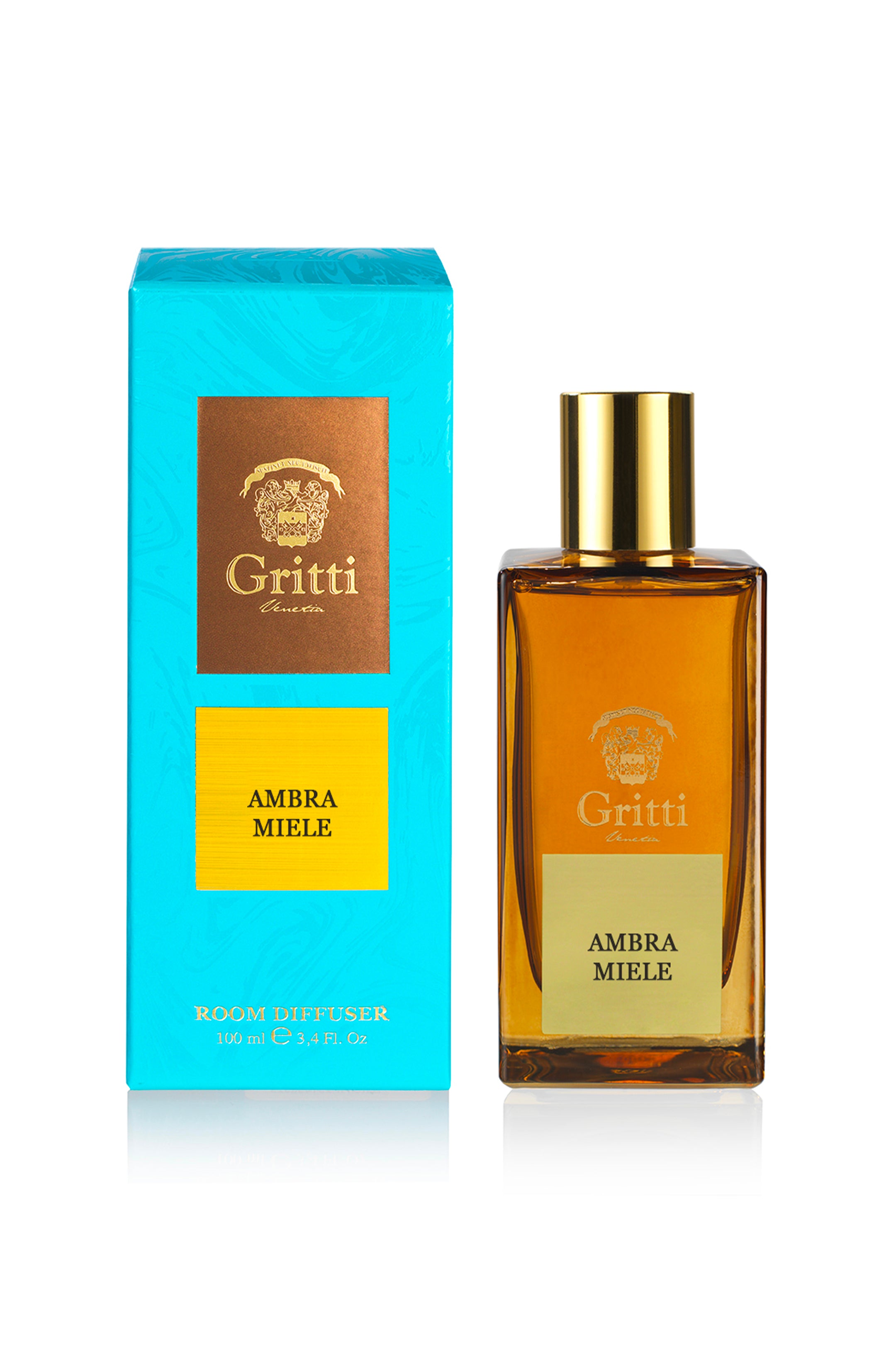 Gritti Home Collection Ambra Miele spray d'ambiance 100 ml miel