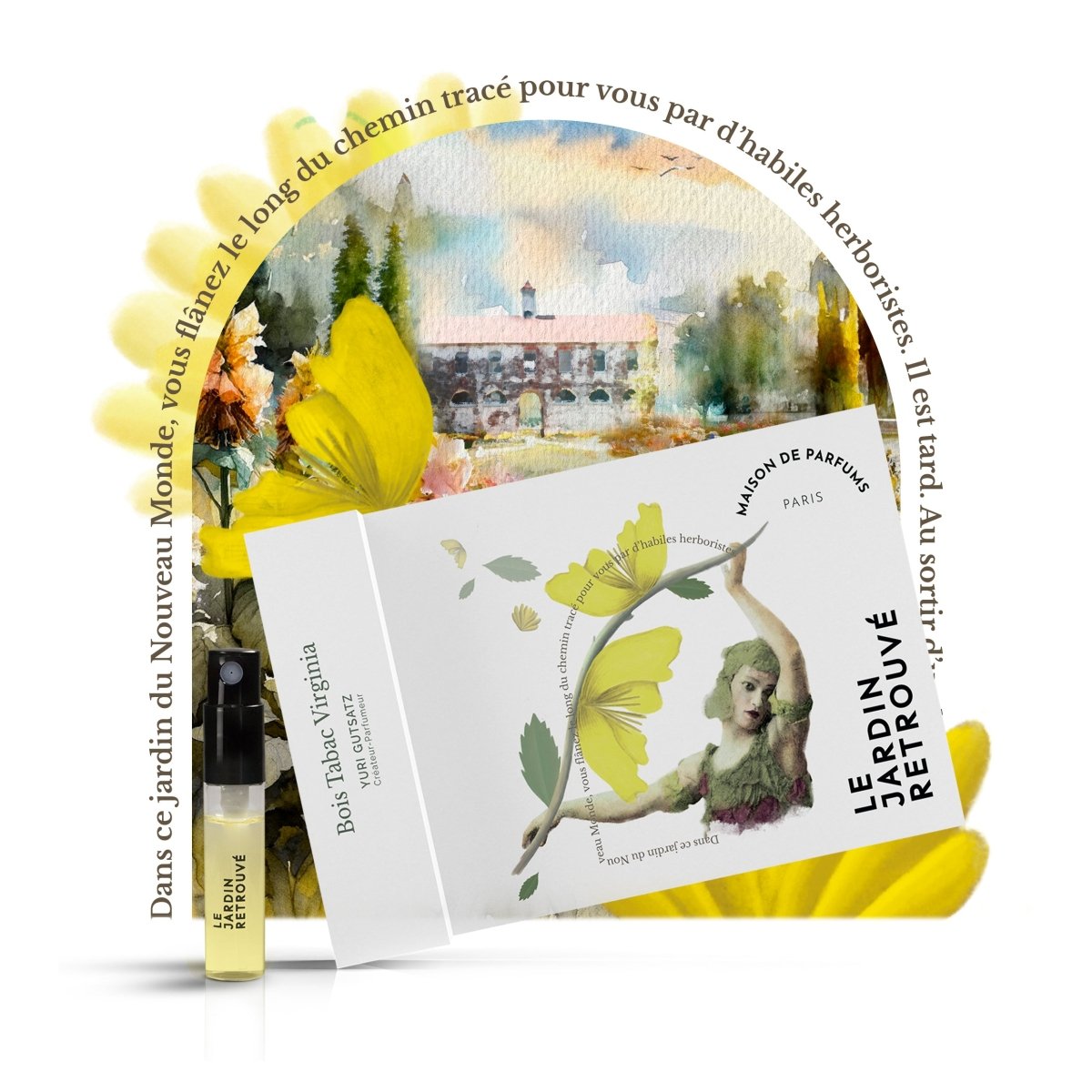 Le Jardin Retrouvé Bois Tabac Virginia eau de parfum 3ml